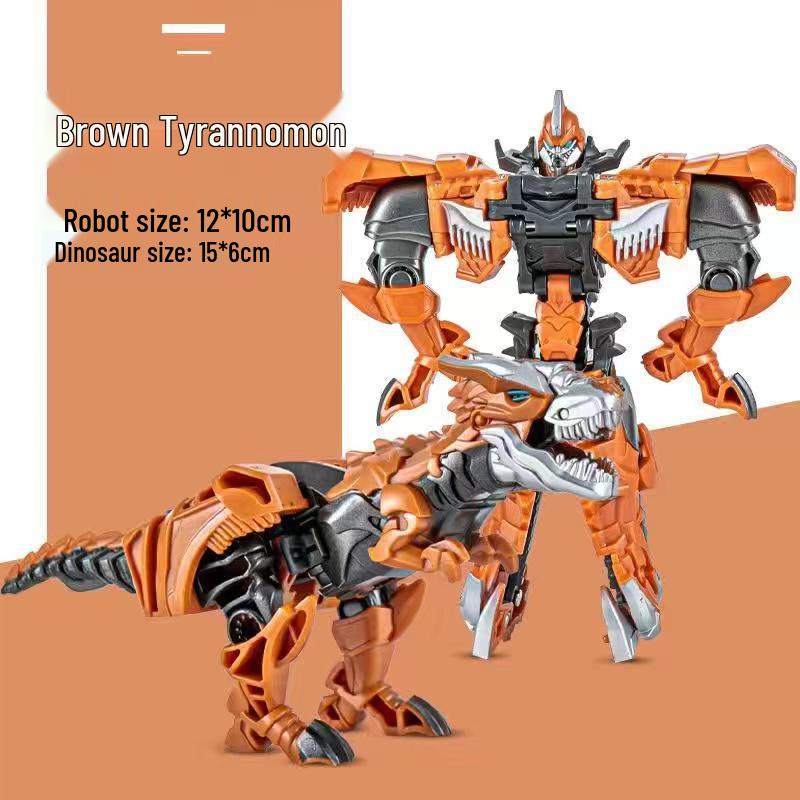 Children's One-Step Transforming Optimus Prime & Bumblebee Autobot Dinosaur Toy