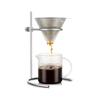 BODUM POUR OVER Coffee Maker Dripper, 500ml, Stainless Steel Filter, Glass Beaker, Coffee Maker [Authentic Product] K12354-16