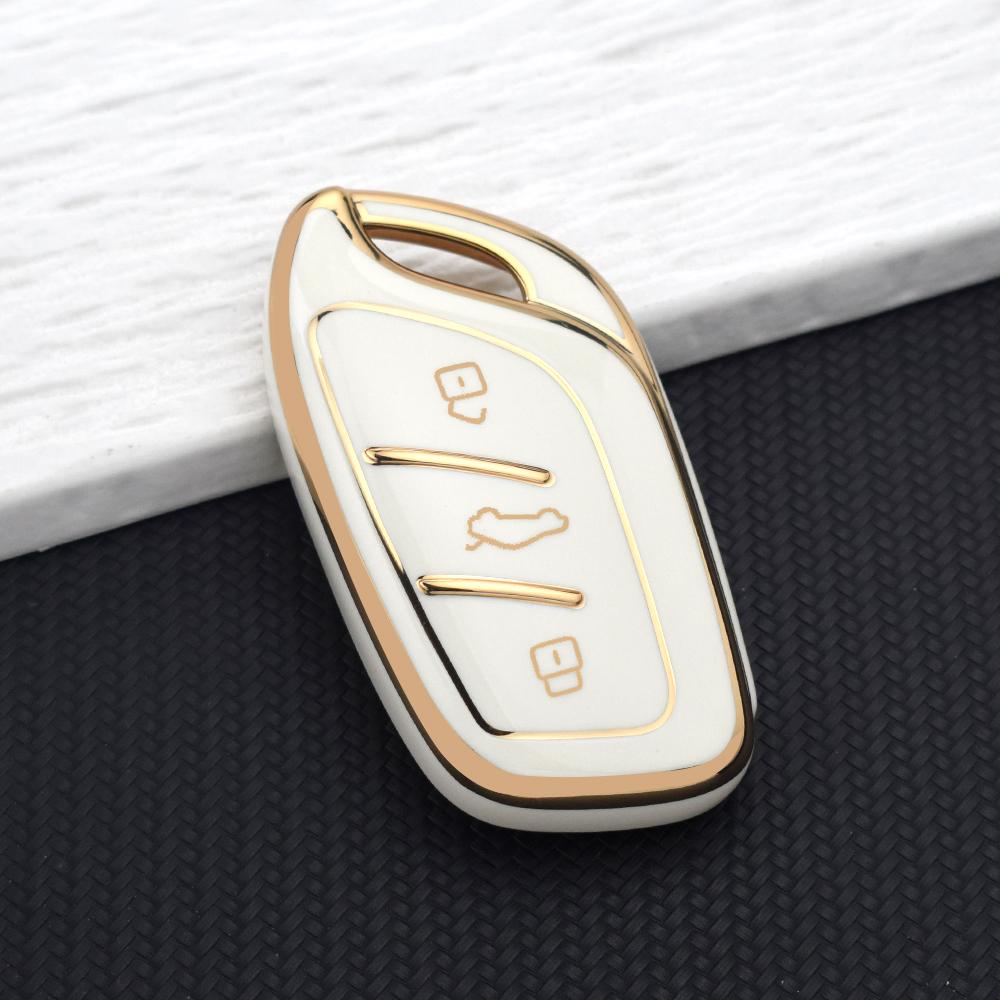 3 Buttons Car Key Case Protector For Mg4 Ev Mg5 Mg6 Mg Hs Zs Ev Gt Zx For Roewe I5 Rx5 Erx5 I6 Rx3 Rx8 Soft Tpu Key Fob Cover