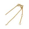 Tory Burch Brass Enamel Logo Pendant Fashion Bracelet Women bracelets Gold 90284-700