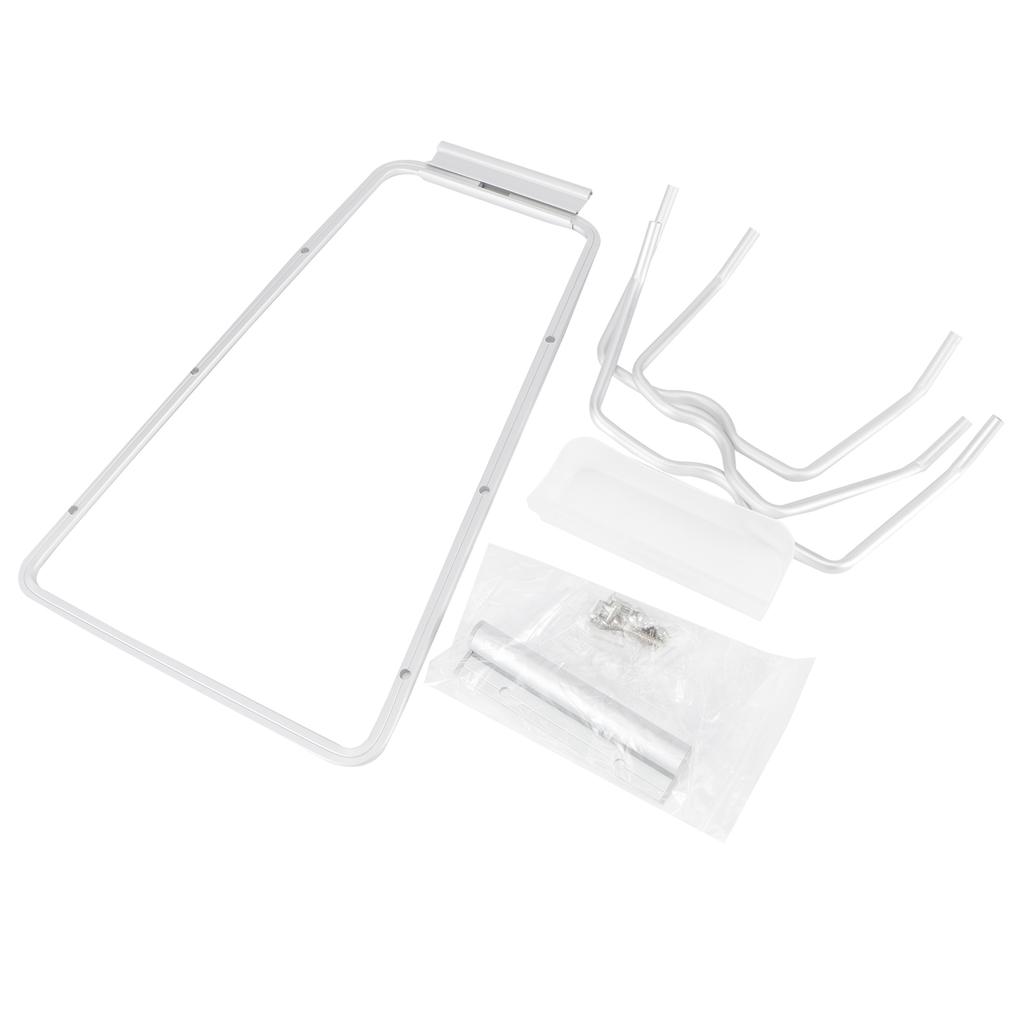 3 Tier Wall Mounted Pan Lid Storage Rack Pot Cover Organizer Holder Kitchen Accessories(Avec