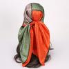 90Cm satin large square scarf headscarf new street retro simple bandanas