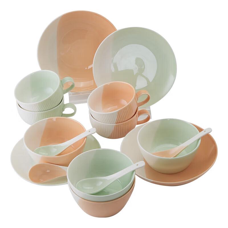 TAYOHYA Yu Huo 16-Piece Ceramic Dinnerware Set