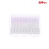 40Pcs Interdental Silicone Brushes Dental Toothpicks Cleaning Brush With Thread Oral Cleaning Tool