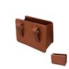 Solid Color Car Trash Bin Multifunctional Seatback Hanging Storage Box  Car Interior  Accessory