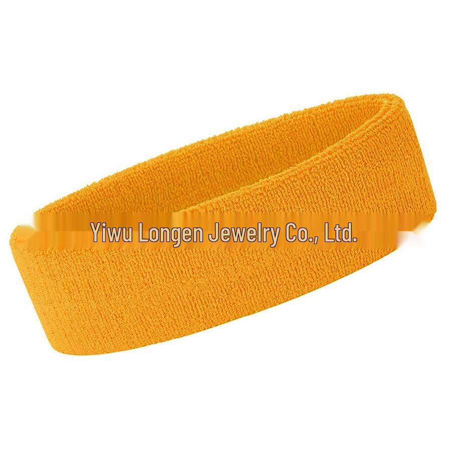 Unisexowy Opaska Sportowa Absorbująca Pot do Fitnessu i Jogi - Modna Opaska do Włosów