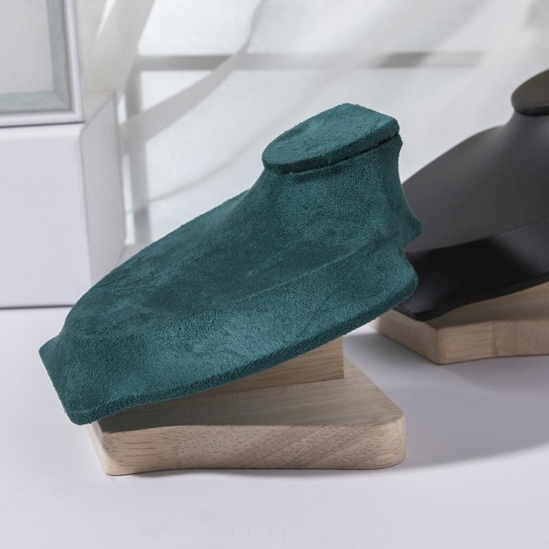 Elegant Necklace Display Stand Necklace Holder Jewelry Model Stand Wood Material Perfect for Boutiques and Exhibitions