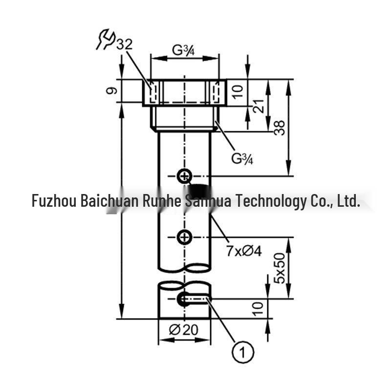 ifm E43213/E43215 Liquid Level Sensor with Coaxial Pipe for EMI Protection E43213