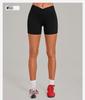 High-Waisted Cross-Waist Yoga Shorts for Running, Cycling, Sports (Model 9721)