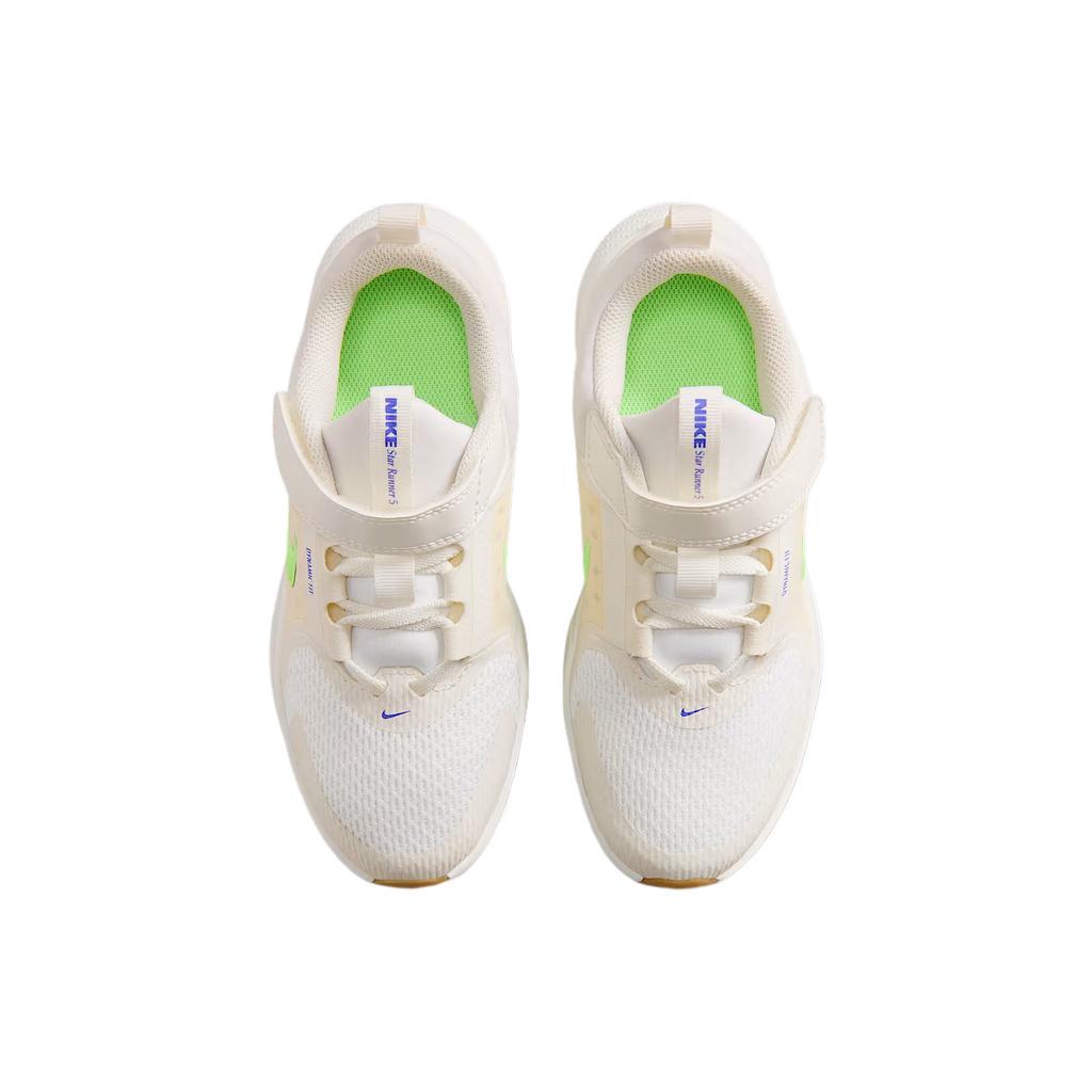 Nike Star Runner 5 Mesh Round Toe Comfortable Breathable Support Low Top Running Shoes Kids sneaker HF7005-102