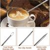 22pcs Espresso Accessories Kit 51/58mm Barista Kit with WDT Tool Milk Frothing Pitcher Latte Art Pen Coffee Stirrer Tamper Mat