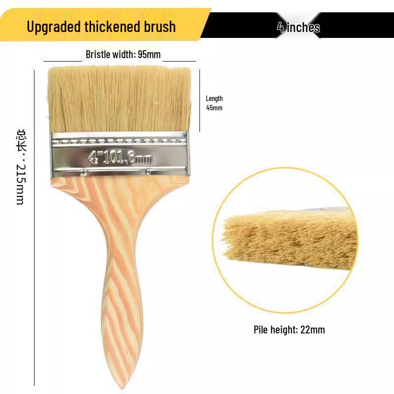 Non-Shedding, Heat-Resistant Barbecue and Pancake Oil Brush
