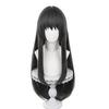 Akemi Homura Cosplay Wig Anime Puella Magi Madoka Magica Black Long Straight Hair Wig for Adult Cos Halloween Christmas Party