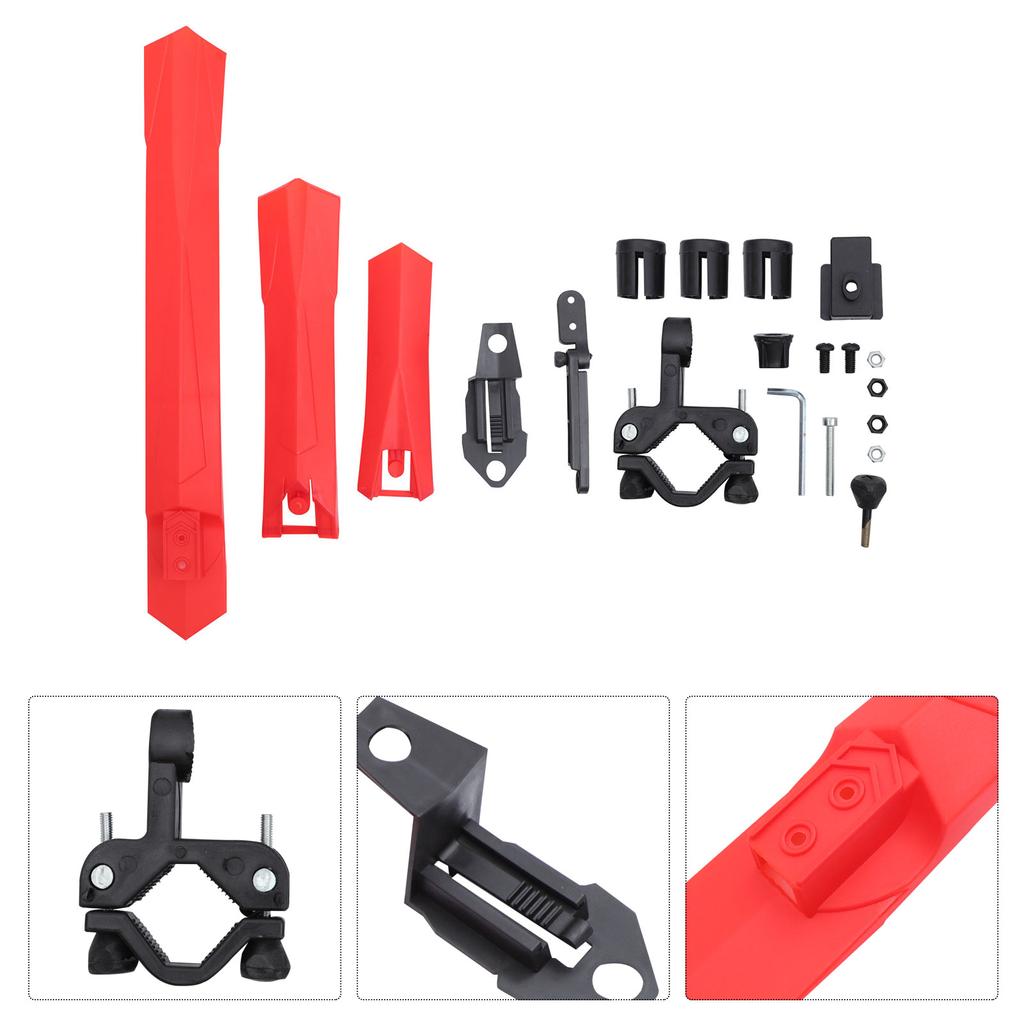 1 set of Bike Mudguards Durable Cycling Tyre Mudguard Mountain Bike Supplies online alışveriş