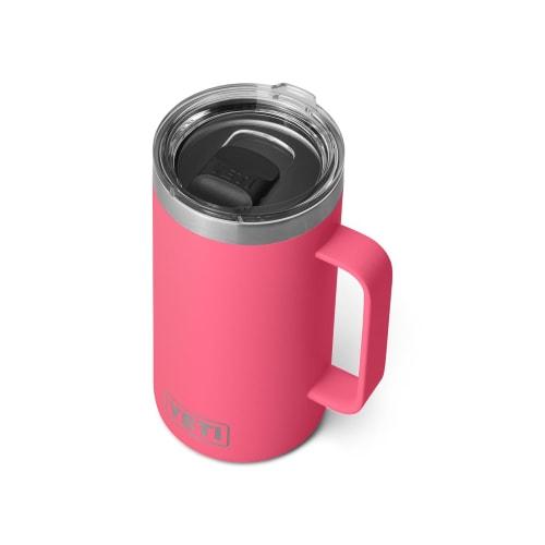 

YETI Rambler 24 oz Mug, Vacuum Insulated, Stainless Steel with MagSlider Lid, Tropical Pink