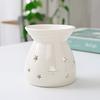 Ceramic Tea Light Candle Holder Small Essential Oil Burner Wax Melt Warmer Aromatherapy Aroma Diffuser for Home Bedroom Decor