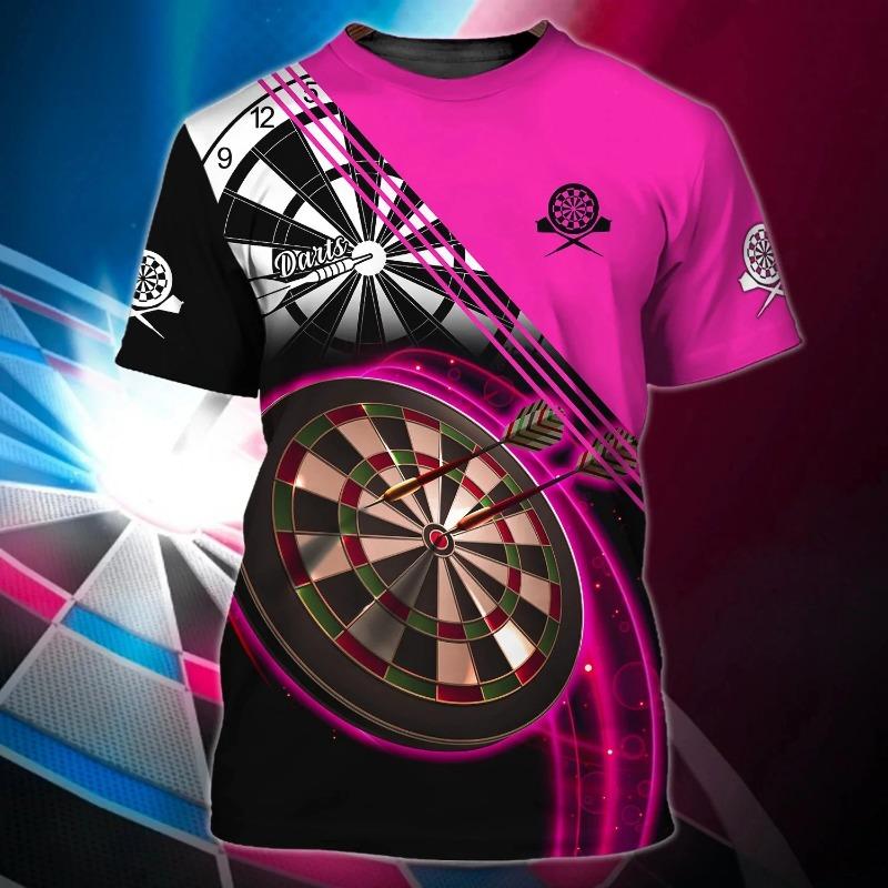 Summer T-Shirts Darts 3D Print T-Shirt Kids O-Neck T Shirt Fashion Casual Kawaii Boys Girls Children Harajuku Tees Tops Clothing