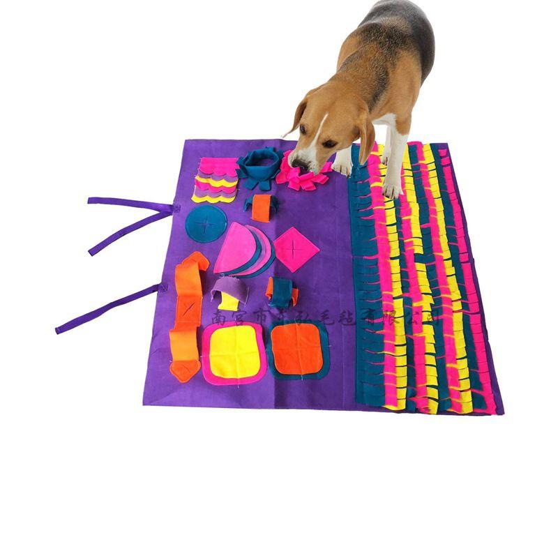 Colorful Pet Dog Snuffle Mat For Activity Training And Puzzle Fun