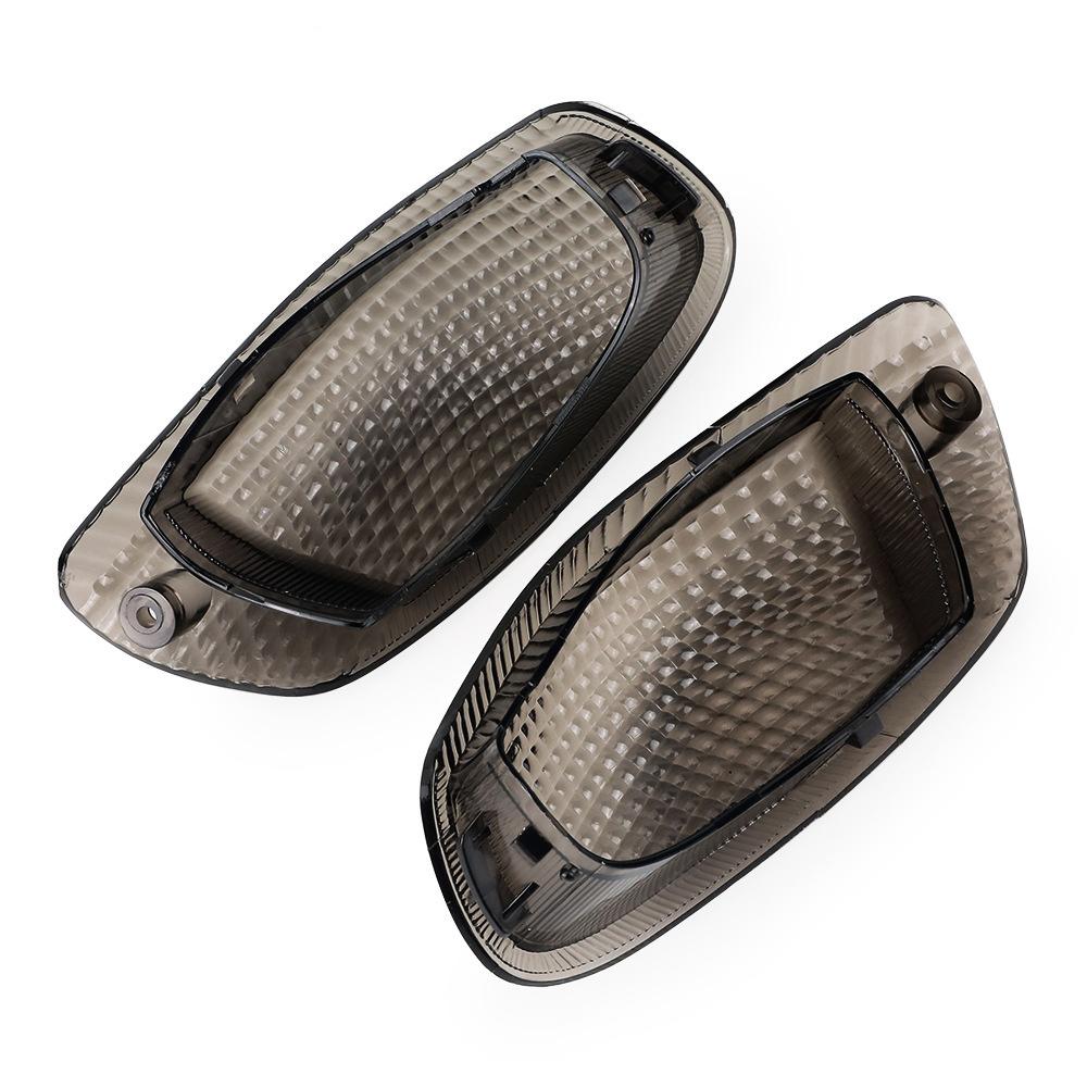 Smoked Front Turn Signal Light Lens Kit For KAWASAKI ZX-11 ZZ-R 1100D 1993-2001