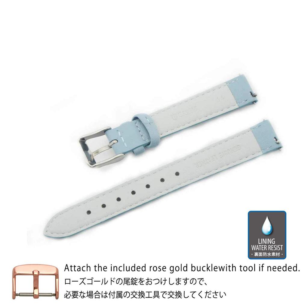 CASSIS Cowhide Leather Watch Waterproof for Daniel Wellington 32mm TYPE DW 14mm Replacement Tool D0029169168014 Strap, Backing, Watches, Sky,
