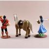 Belle en het Beest Beeldjes Set van 6, 10-12 cm Hars Verzamelaar Beeldjes, Prachtig Cadeau