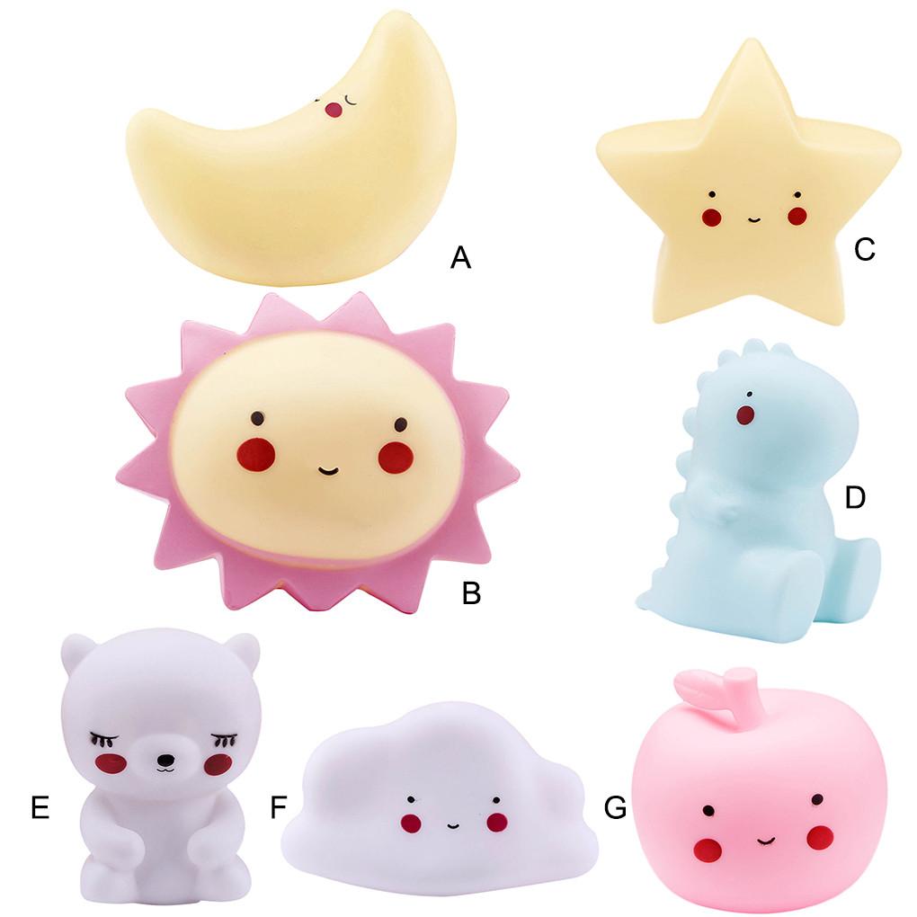 Night Light Baby Nursing Feeding Lamp Adorable Soft Light Silicone Night Lamp Home Decoration