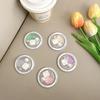 Rhinestone Pearl Gemstone Mobile Phone Airbag Holder Transparent Magnetic Suction Magsafe Retractable Niche Portable Removable