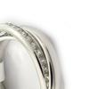 Alliance Argent 'Trio' blanc argenté (rhodié) - 3 anneaux- 3 mm