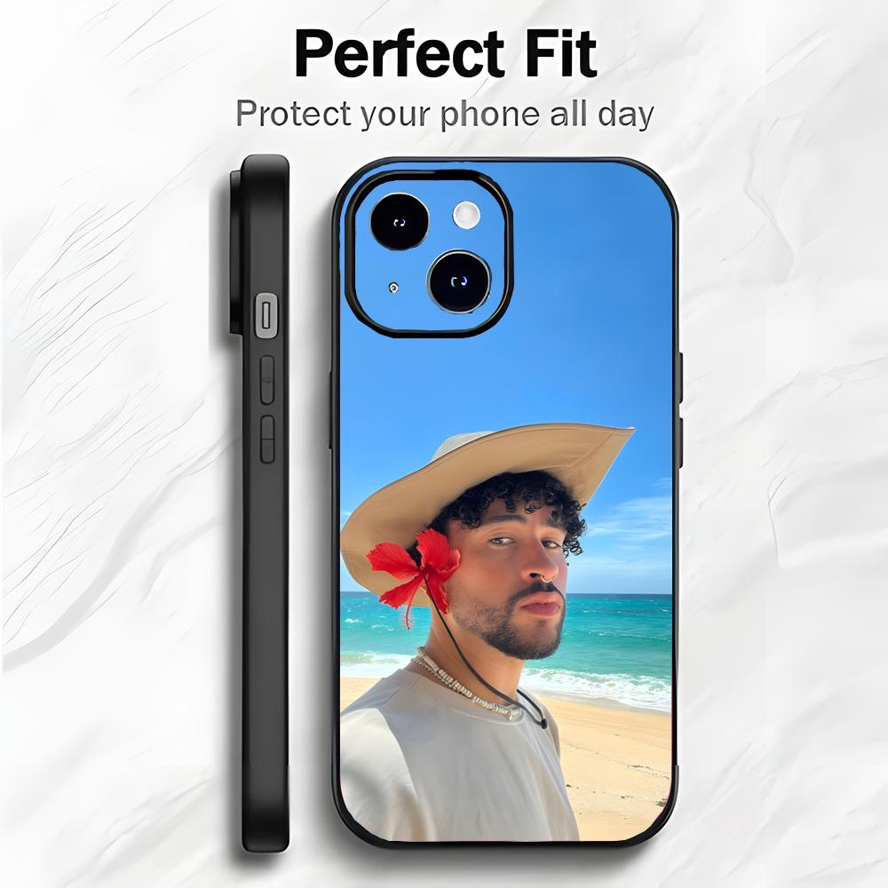 

Reggaeton Puerto Rican Singer B-Bad B-B unny Phone Case Phone Case Soft Packaging Lightweight For iPhone17 16 15 14 13ProMax iphone12promax