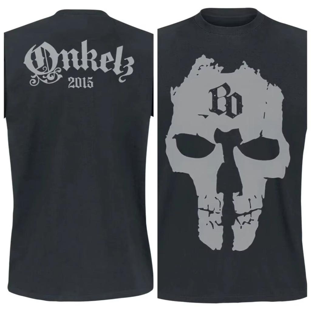 Hot Sale  Y2k Casual Cotton Tees Gehasst Verdammt Vergöttert II Peripheral Oversized Tops Böhse Onkelz 40 Year Streetwear Casual Clothing Tee Top