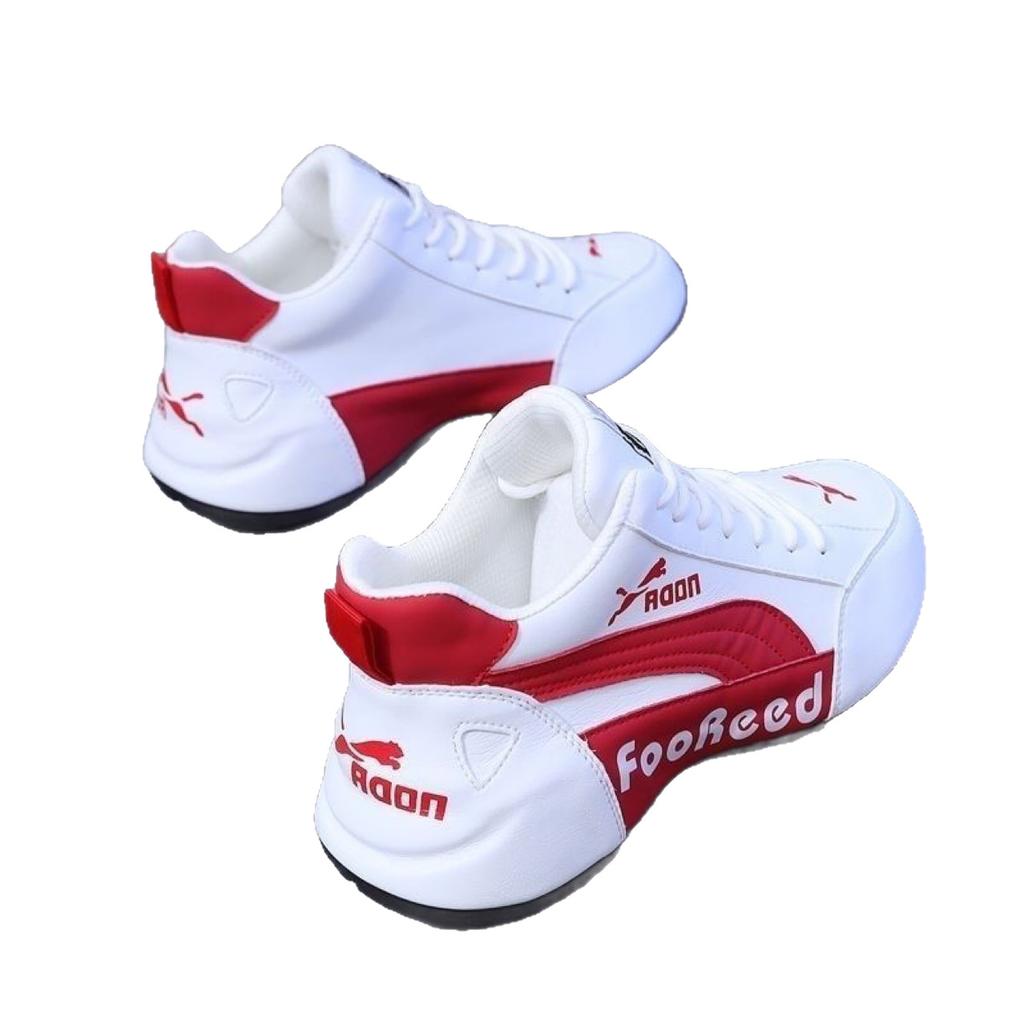 Spring and Summer Breathable Dad Shoes Couple Leather Shoes New Casual Heightening Sneakers