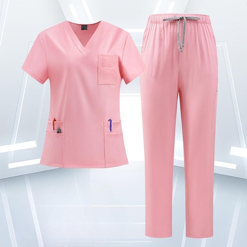 Hand-washing Clothes Women, Quick-drying Short-sleeved Surgical Gowns, Oral Nurses, Doctors, Overalls, Pet Hospital Overalls