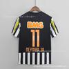 2012/13 Season Santos Jersey No. 11 Neymar Home White Short-sleeved Retro Commemorative Football Jersey