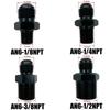 2X Flare Male AN4 AN6 AN8 AN10 AN12 To 1/4NPT 1/8NPT 3/8NPT 3/4 NPT Thread Straight Fittings Fuel Oil Cooler Hose Pipe Adapter