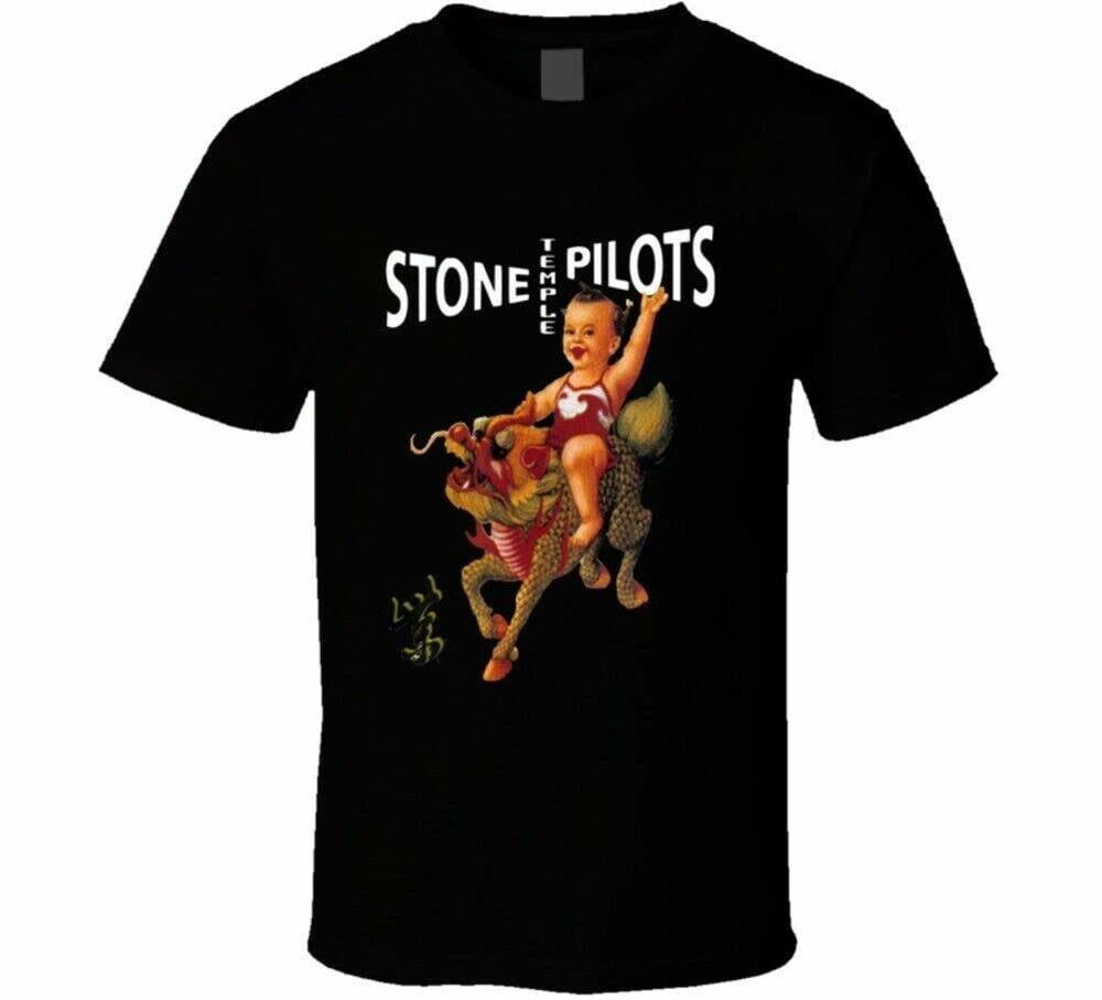 New Stone Temple Pilot Purple Black T Shirt