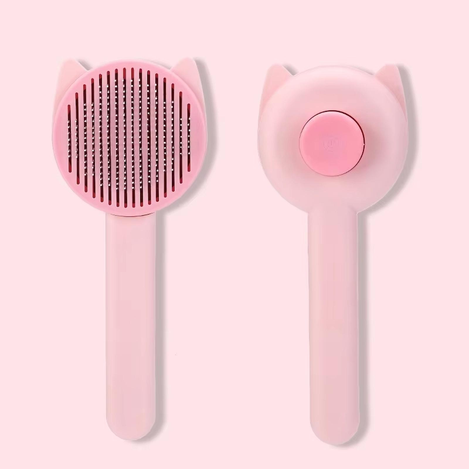 

Multi functional bristle brush, pet hair scraper, hair remover, dog remover, pet glue one size рожевий
