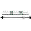 Linear Guide Rail 2Pcs HGR20-1000mm Linear Slide Rail with 1Pcs RM1605-1000mm Ballscrew with BF12/BK12 Kit Linear Slide Rail Guide Rail Square For DIY