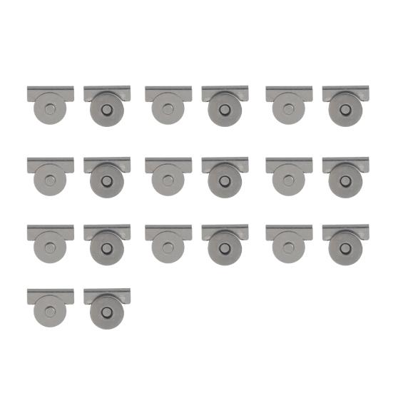 10 Sett Uten Sying Sømløse Magnetiske Trykknapper Metall Magnetisk Spenne Lås for Veske Håndveske Klær DIY Håndverk