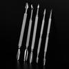 Premium Stainless Steel Double-Ended Nail & Cuticle Pusher