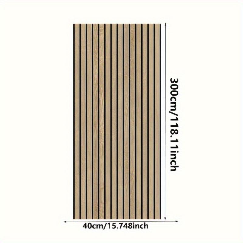 3D Wood Grain Wall Panel,Self-Adhesive Foam Thickened Wallpaper,Home Decoration Wall Sticker,Peel and Stick,Easy To Clean & Cut