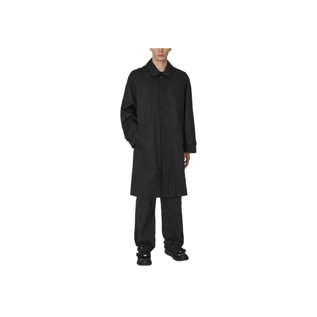 adidas Originals Blue Version Essential Trench Coat Men Black HM6500