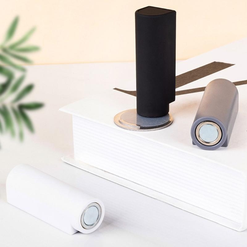 Punch Frees Magnetic Door Bumper ABS & Iron Magnetic Door Holder Child & Pet Friendly Magnetic Door Stop for Household