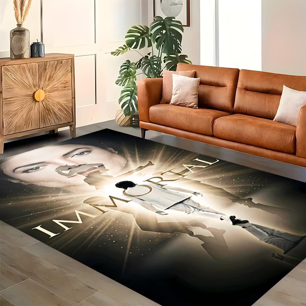 Michael Jackson Immortal Live rug for living rooms, bedrooms, home décor, and as gifts.