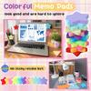 12 Pack (360 Sheets) Star Sticky Notes - 12 Colors Self-Stick Page Tab Note Pads, 3x3 Inch Cute Shape Adhesive Notes for Office