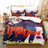 2024 Dandadan Bedding Set Single Twin Full Queen King Size Bed Set Adult Kid Bedroom Duvetcover Sets Print Anime Bed Sheet Set
