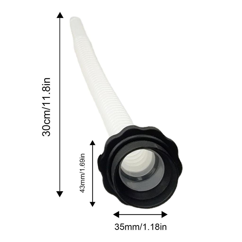 Jerry Nozzle | Durable Gasoline Nozzle, Barrel Guide Pipe, Safety