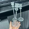 Crystal Diamond Candle Holder for Weddings and Romantic Dinners