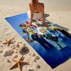 Ultra-Soft Beach Towel with Lego Theme,Ideal for Pool - Camping, Diving - Perfect Travel Essential, Vibrant Beach Towel.