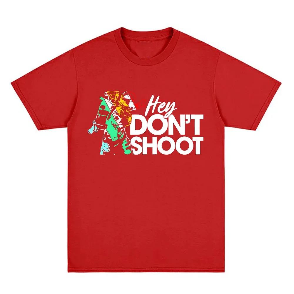 Fashion Casual Loose T Shirts Don Shoot Game Arc Raiders T Shirt Streetwear Hip Hop Print Cotton Oneck Short Sleeve Unisex