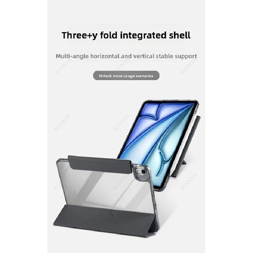 Magnetic Case For iPad 12th 11th Air 3/4/5/6  iPad Pro 11 12.9 13 Air 11 M4 10th Gen 10.9 10.2 9th 8th 9.7 Mini 7 6 Smart Case